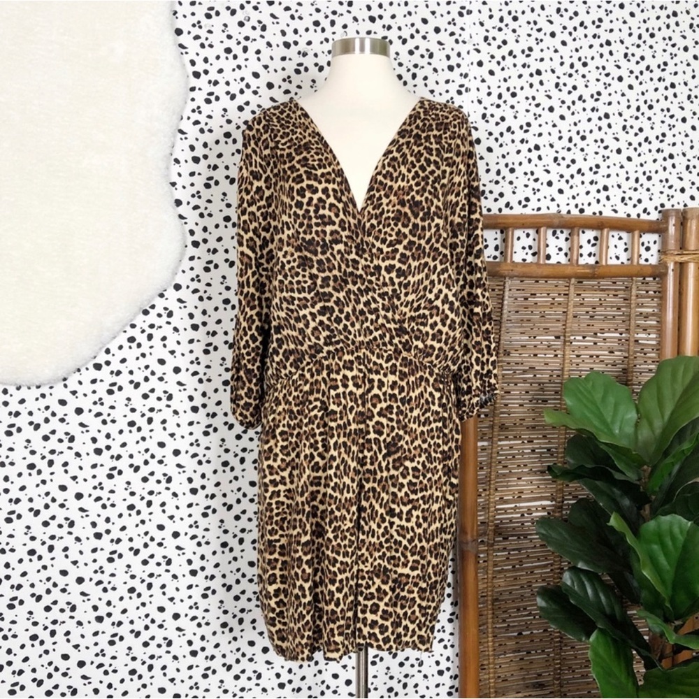Torrid | Leopard Print 3/4 Sleeve Plus Size Cheetah Romper 2 2X